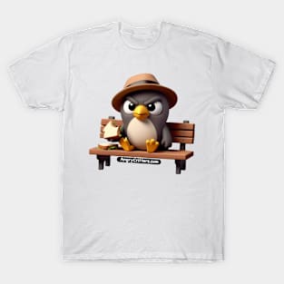 Angry Critters - Pigeon Feeding Himself T-Shirt